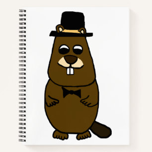 Dressed up Groundhog Notebook