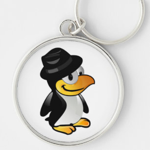 DRESSED UP PENGUIN KEY RING