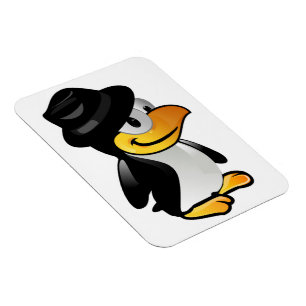 DRESSED UP PENGUIN MAGNET