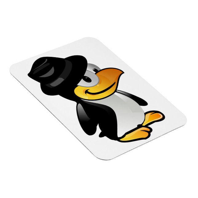 DRESSED UP PENGUIN MAGNET (Right Side)