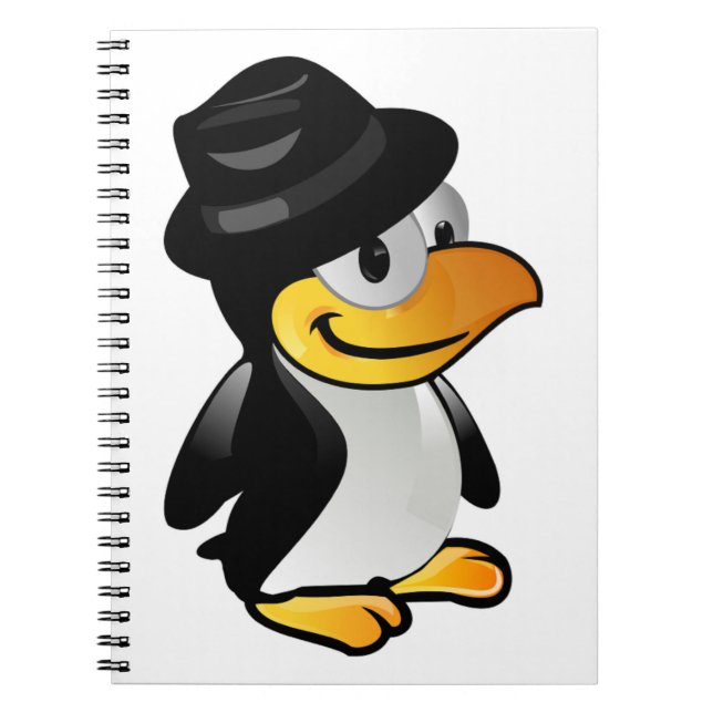 DRESSED UP PENGUIN NOTEBOOK (Front)