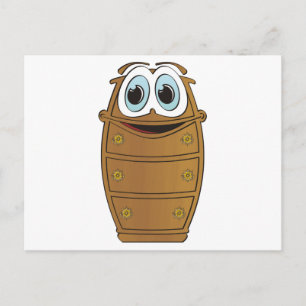 Dresser Cartoon Postcard