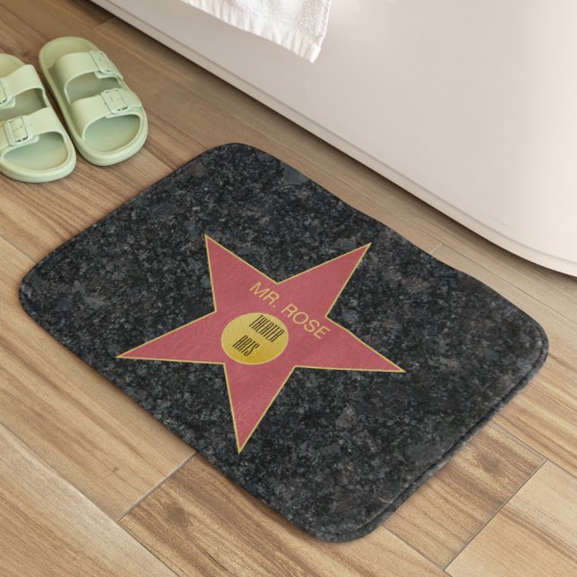 Dressing Room Star Bath Mat (Creator Uploaded)