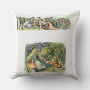 Dressing the Baby Elves, and Rejected!, illustrati Cushion