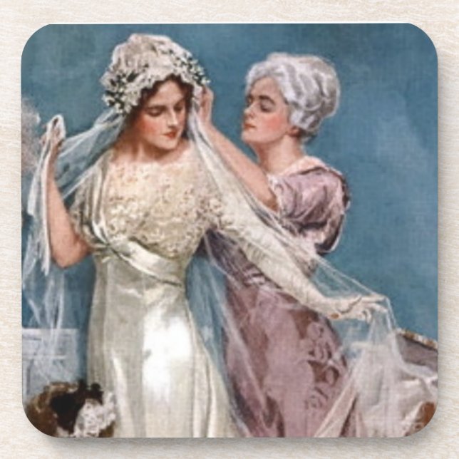 Dressing the bride coaster (Front)