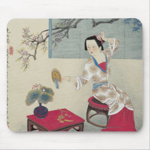 Dressing up in the Morning Mouse Pad
