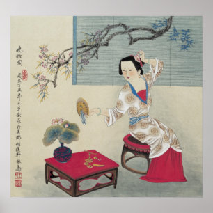 Dressing up in the Morning Poster