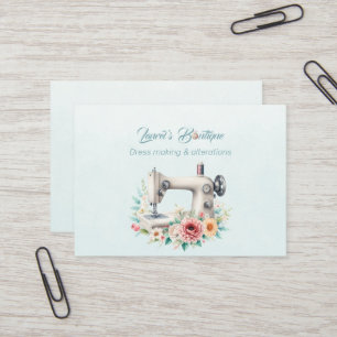 Dressmaking and Alterations Boutique Business Card