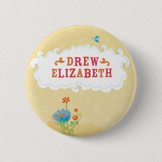 drew3 6 cm round badge