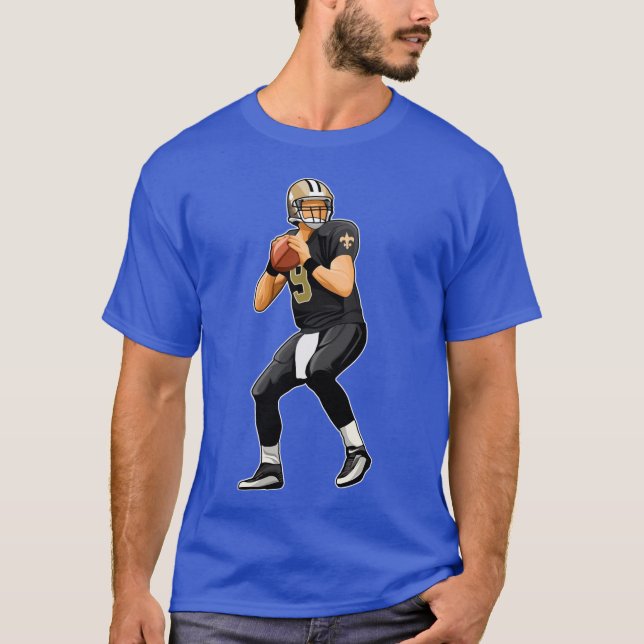 Drew Brees 9 Passeshe Ball funny T-Shirt (Front)