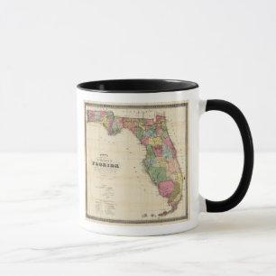 Drew's New Map Of The State Of Florida Mug