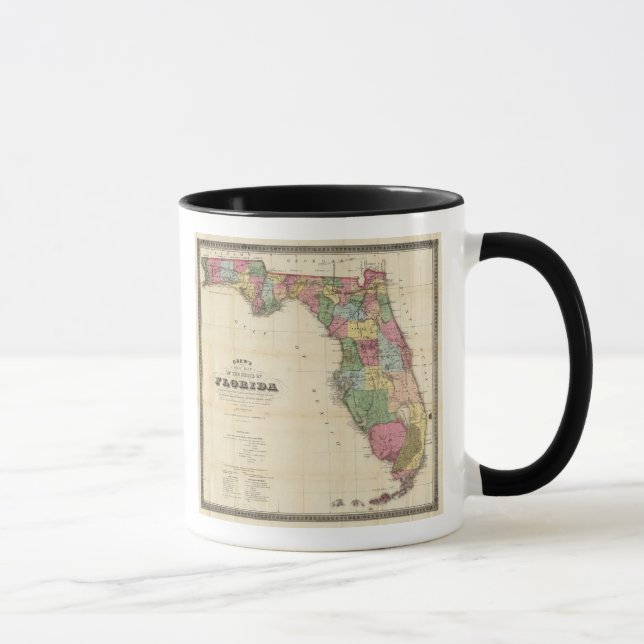Drew's New Map Of The State Of Florida Mug (Right)