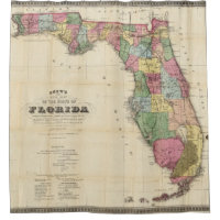 Drew's New Map Of The State Of Florida