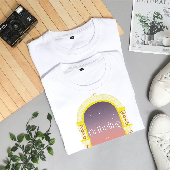 Dribbling It's His Motto Funny Morocco Football T-Shirt (Creator Uploaded)