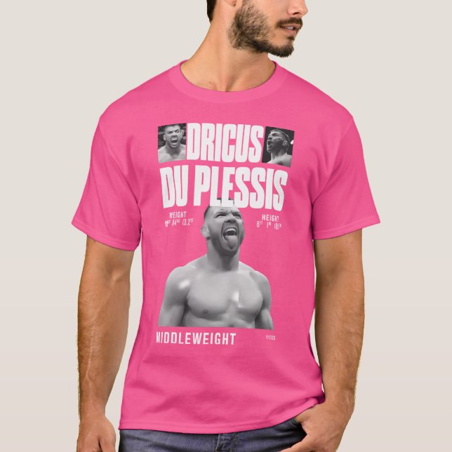 Dricus Du Plessis - Mma Ufc Fighter T-Shirt (Front)