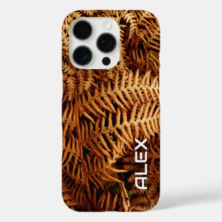 Dried Fern Leaves – Natural Botanical Texture iPhone 16 Pro Case