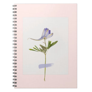 Dried Flower Wall Art Design Spiral Photo Notebook