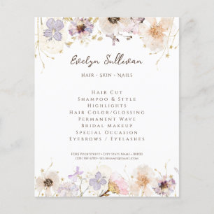 Dried flowers flyer