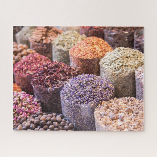Dried Flowers & Spices Souk Display Jigsaw Puzzle (Horizontal)