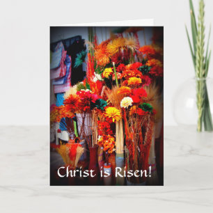 Dried Flowers - Vivid Marketplace Photos Holiday Card