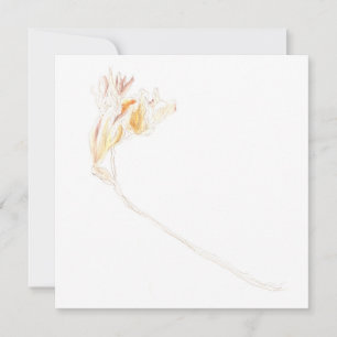 Dried Freesia no.3 Flat Card