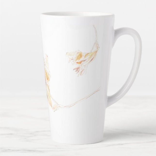 Dried Freesia No. 3 Latte Mug (Right)