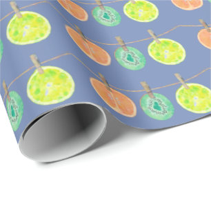 Dried Fruit Wrapping Paper