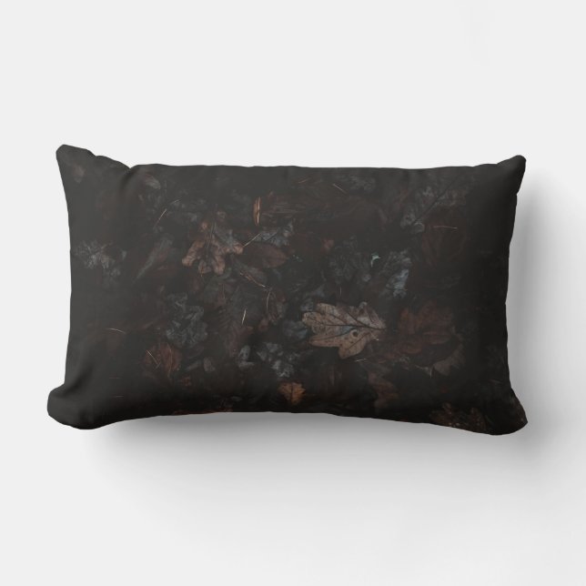 Dried leaves lumbar cushion (Front)