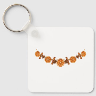 Dried Orange and Cinnamon Garland Key Ring