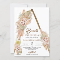 Dried Palm Leaves Pampas Grass Brunch and Bubbly