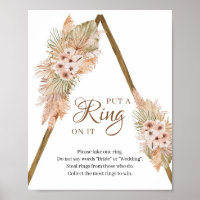 Dried Palm Leaves Pampas Grass put a Ring on It