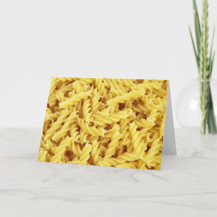 Dried Pasta (Italian Food) Card
