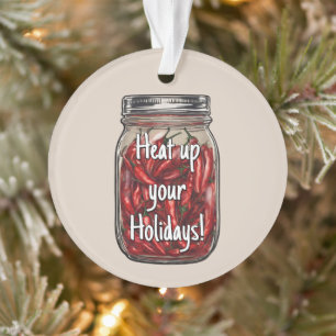 Dried Peppers Jar Ornament