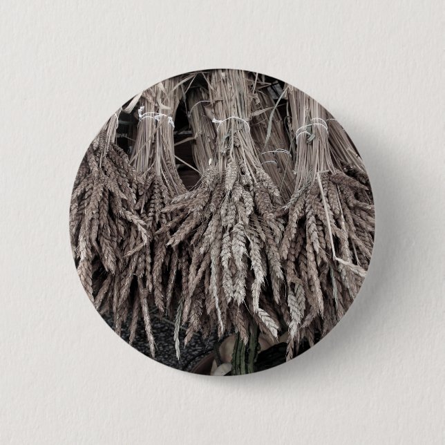 Dried Plants for Decorating 6 Cm Round Badge (Front)