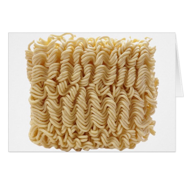 Dried ramen noodles (Front Horizontal)