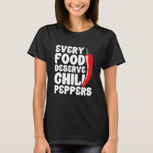 Dried Red Chilli Peppers Carolina Reaper Spicy Foo T-Shirt