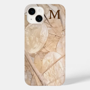 Dried Silver Dollar Photo Custom Single Initial Case-Mate iPhone 14 Case