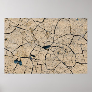 Dried soil poster