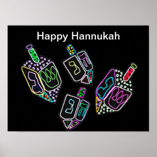 Driedels for Hannukah Print