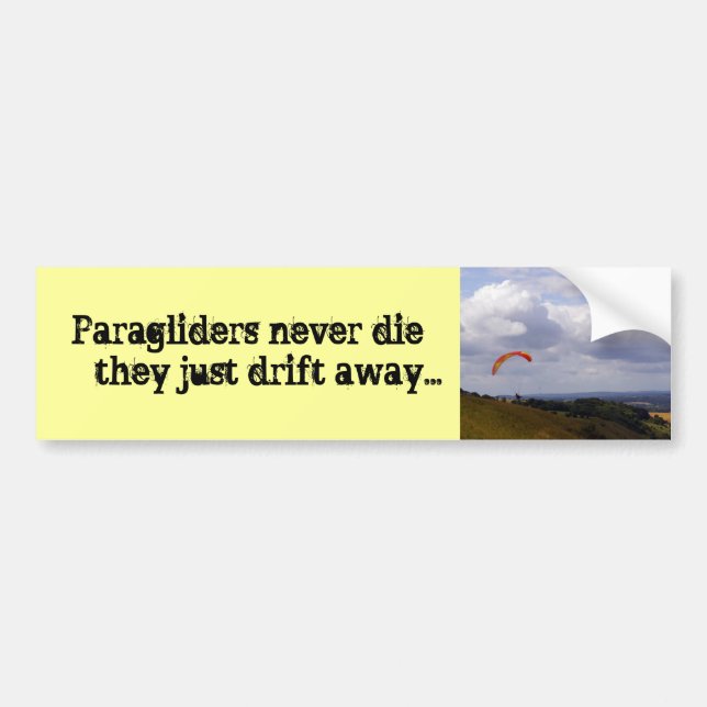 Drift Away Bumper Sticker (Front)