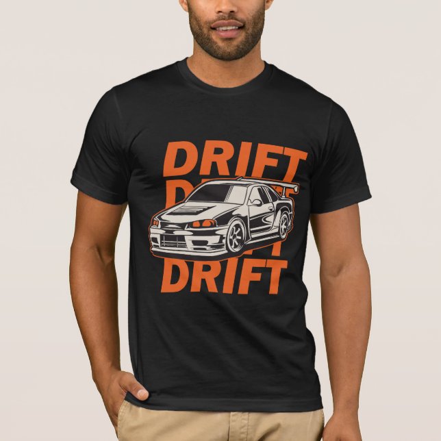 Drift Car Racing  T-Shirt (Front)
