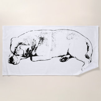 Drift, Don’t Hurry Beach Towel
