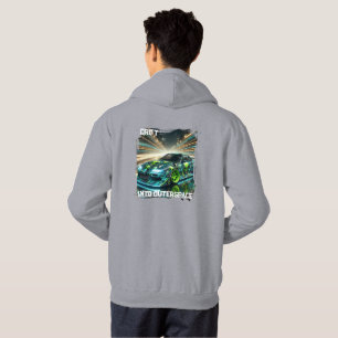 Drift Into Outer Space   Alien Street Racer Graphi Hoodie