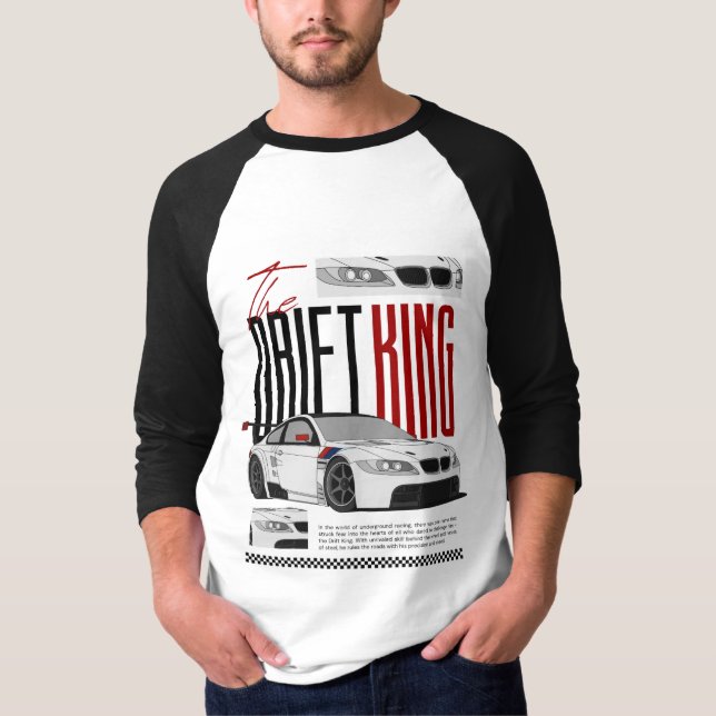 Drift King Raglan Shirt  (Front)