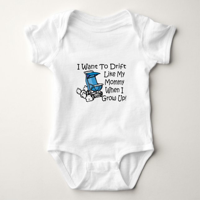 drift like my mum baby bodysuit (Front)