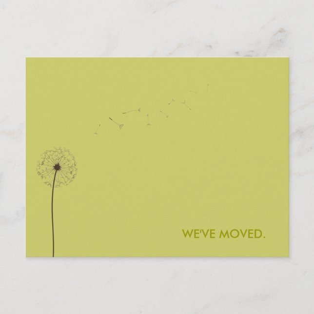 drift:  moving announcement postcard (Front)