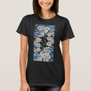 Drift of Daisies Petals in the Void Where Light Bl T-Shirt