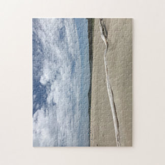 Drifted Wood on Popham Beach Jigsaw Puzzle