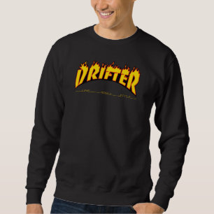 Drifter  Drift Drifting Racing Flame  Tee