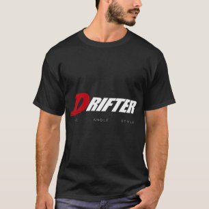 Drifter - Initial D Style Drifting - Line, Angle, T-Shirt